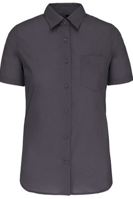 Kariban K548 - Women's Easy Care Polycotton Poplin Shirt with Pocket