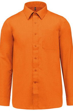 Kariban K545 - JOFREY - MENS LONG SLEEVE EASY CARE POLYCOTTON POPLIN SHIRT