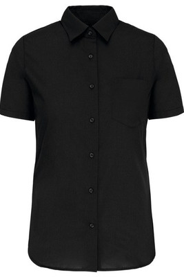 Kariban K544 - LADIES' SHORT SLEEVE EASY CARE COTTON POPLIN SHIRT