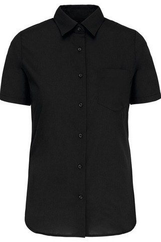 Kariban K544 - LADIES SHORT SLEEVE EASY CARE COTTON POPLIN SHIRT