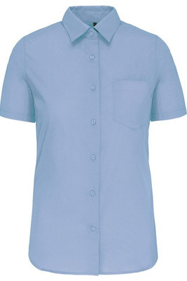Kariban K544 - LADIES' SHORT SLEEVE EASY CARE COTTON POPLIN SHIRT