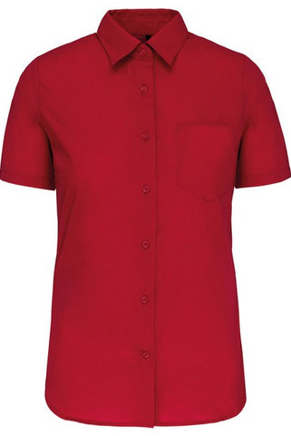 Kariban K544 - LADIES SHORT SLEEVE EASY CARE COTTON POPLIN SHIRT