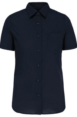 Kariban K544 - Pflegeleichte Damen Kurzarm Bluse Popeline