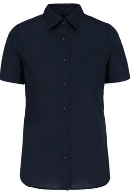 Kariban K544 - CAMISA DE SENHORA MANGA CURTA EM POPELINE TRATAMENTO FÁCIL