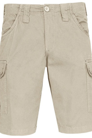 Kariban K766 - Bermuda Homme Multi-Poches en Coton Lavé