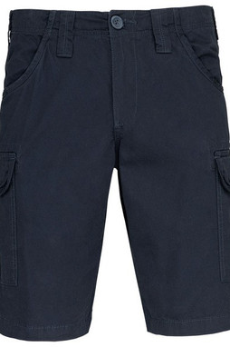 Kariban K766 - Bermuda Homme Multi-Poches en Coton Lavé