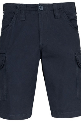 Kariban K766 - Bermuda Homme Multi-Poches en Coton Lavé