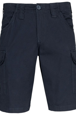 Kariban K766 - Bermuda Homme Multi-Poches en Coton Lavé