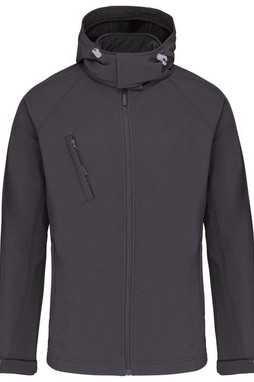 Kariban K413 - MENS HOODED SOFTSHELL JACKET