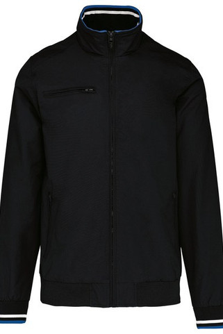 Kariban K609 - Urban Style Ribbed Blouson Jacket with Zipper Pockets