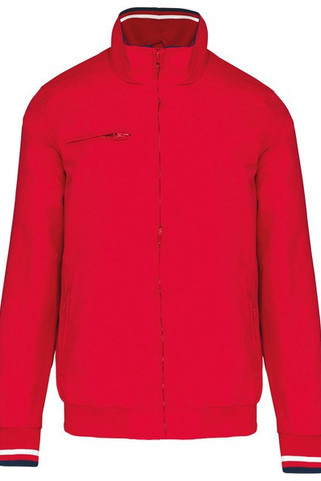 Kariban K609 - Urban Style Ribbed Blouson Jacket with Zipper Pockets