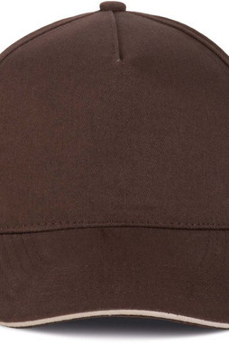K-up KP124 - CASQUETTE AVEC SANDWICH CONTRASTÉ - 5 PANNEAUX