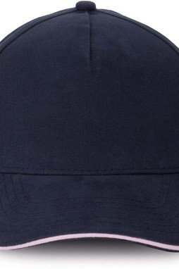 K-up KP124 - 5-Panel Cap mit Sandwichschirm