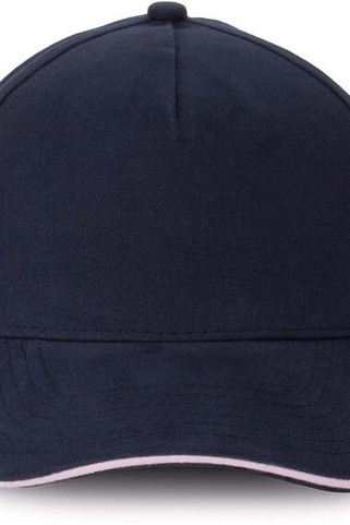 K-up KP124 - CASQUETTE AVEC SANDWICH CONTRASTÉ - 5 PANNEAUX