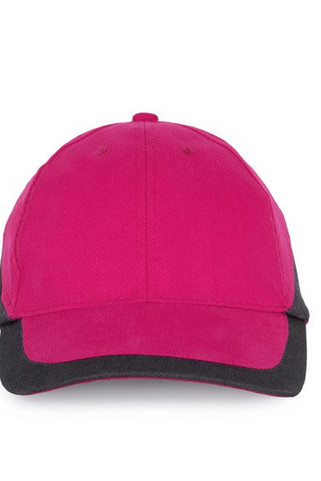 K-up KP045 - RACING - CASQUETTE BICOLORE 6 PANNEAUX