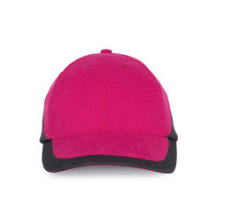 K-up KP045 - RACING - CASQUETTE BICOLORE 6 PANNEAUX