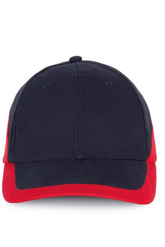K-up KP045 - RACING - CASQUETTE BICOLORE 6 PANNEAUX
