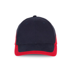 K-up KP045 - RACING - CASQUETTE BICOLORE 6 PANNEAUX