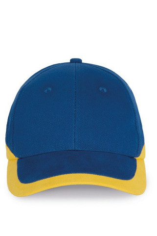K-up KP045 - RACING - CASQUETTE BICOLORE 6 PANNEAUX