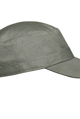 K-up KP050 - Stilvolle Militär Kappe aus Baumwolle mit Metallschnalle