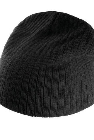 K-up KP517 - Cozy Ribbed Knit Acrylic Beanie Hat