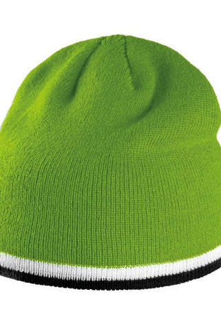 K-up KP515 - BONNET AVEC BANDE BICOLORE CONTRASTÉE