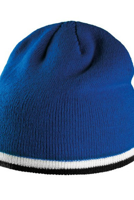 K-up KP515 - BEANIE HAT WITH BI-COLOUR BOTTOM BAND