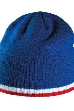 K-up KP515 - BEANIE HAT WITH BI-COLOUR BOTTOM BAND