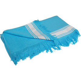 Kariban K128 - Luxe Katoenen Fouta Strandhanddoek met Franje