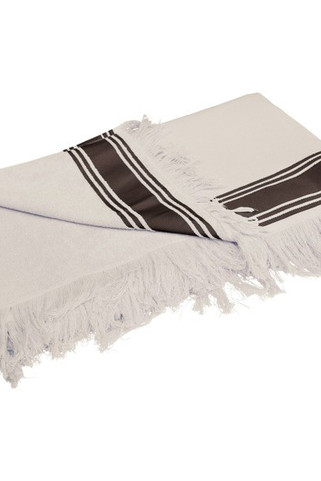 Kariban K128 - Luxe Katoenen Fouta Strandhanddoek met Franje