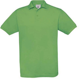 B&C CGSAFE - Classic Cotton Polo Shirt with Ribbed Collar