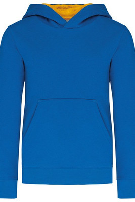 Kariban K453 - KINDER HOODED SWEATER MET GECONTRASTEERDE CAPUCHON