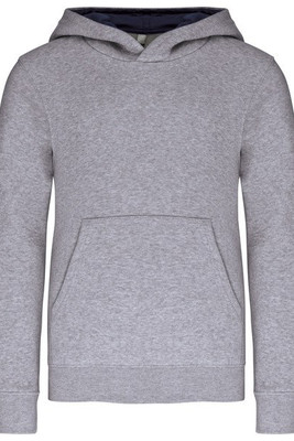 Kariban K453 - KIDS' CONTRAST HOODED SWEATSHIRT