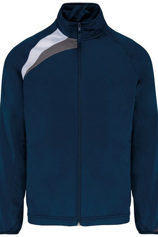 ProAct PA306 - Polyester Contrast Panel Zip-Up Track Jacket