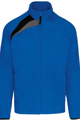 ProAct PA306 - Polyester Contrast Panel Zip-Up Track Jacket