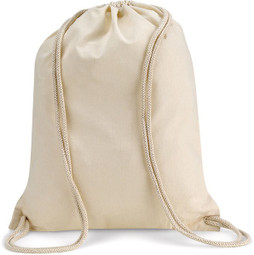 Westford mill W110 - Eco-Friendly Cotton Drawstring Gym Bag 12L