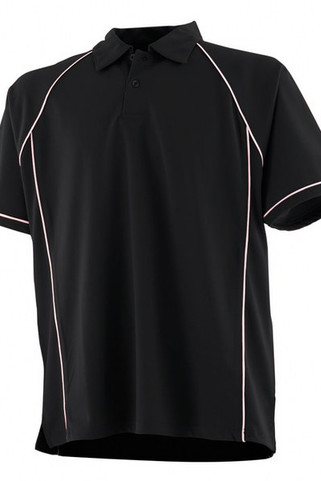 Finden & Hales LV370 - Performance Piped Polo Shirt