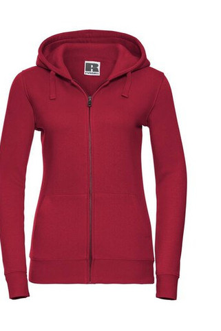 Russell J266F - Womens authentic zipped hooded sweatshirt
