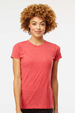 M & O Knits 3540 - T-SHIRT EN COTON FIN POUR DAMES