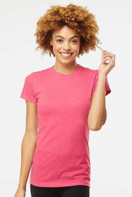 M & O Knits 3540 - T-SHIRT EN COTON FIN POUR DAMES