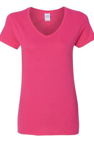 Gildan 5V00L - T-SHIRT COTON COL EN V