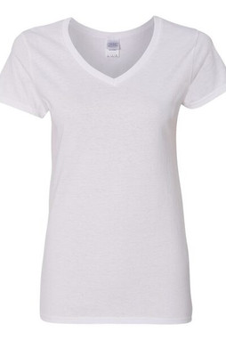 Gildan 5V00L - T-SHIRT COTON COL EN V