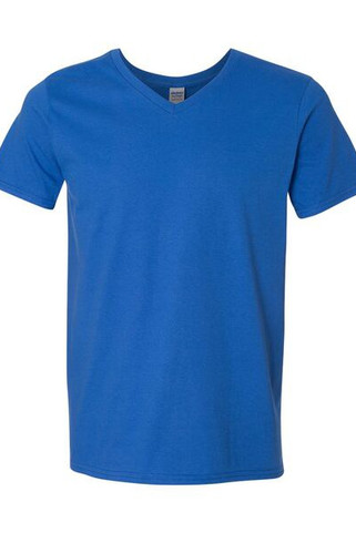 Gildan 64V00 - Premium T-Shirt Soft Style V-Neck Cotton Blend