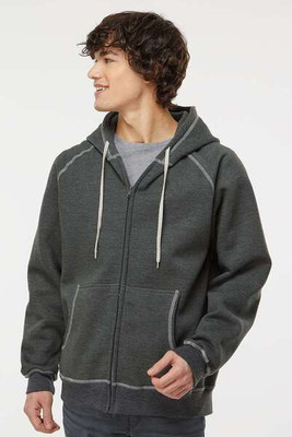 King Fashions KP8017 - EXTRA HEAVY FULL ZIP HOODED JACKET 