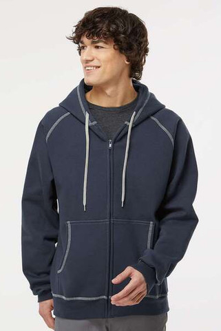 King Fashions KP8017 - EXTRA HEAVY FULL ZIP HOODED JACKET