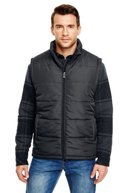 Burnside B8700 - Versatile Weather-Ready Puffer Vest by Burnside