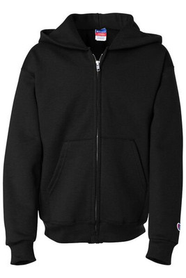 Champion S890 - Eco Youth Full-Zip Hooded Sweatshirt