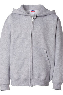 Champion S890 - Eco Youth Full-Zip Hooded Sweatshirt