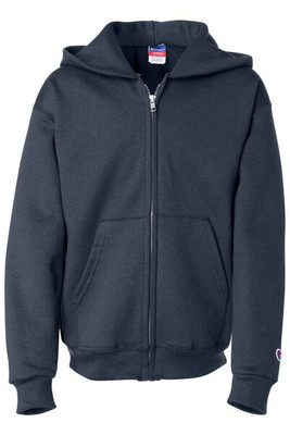 Champion S890 - Eco Youth Full-Zip Hooded Sweatshirt