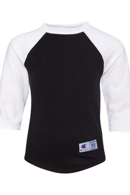 Champion T13Y - Youth Raglan Baseball T-Shirt